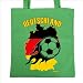 Produktbild bedruckte Fußball Tasche: Deutschland - Fussball Baumwolltasche Tragetasche Einkaufstasche Tragetasche