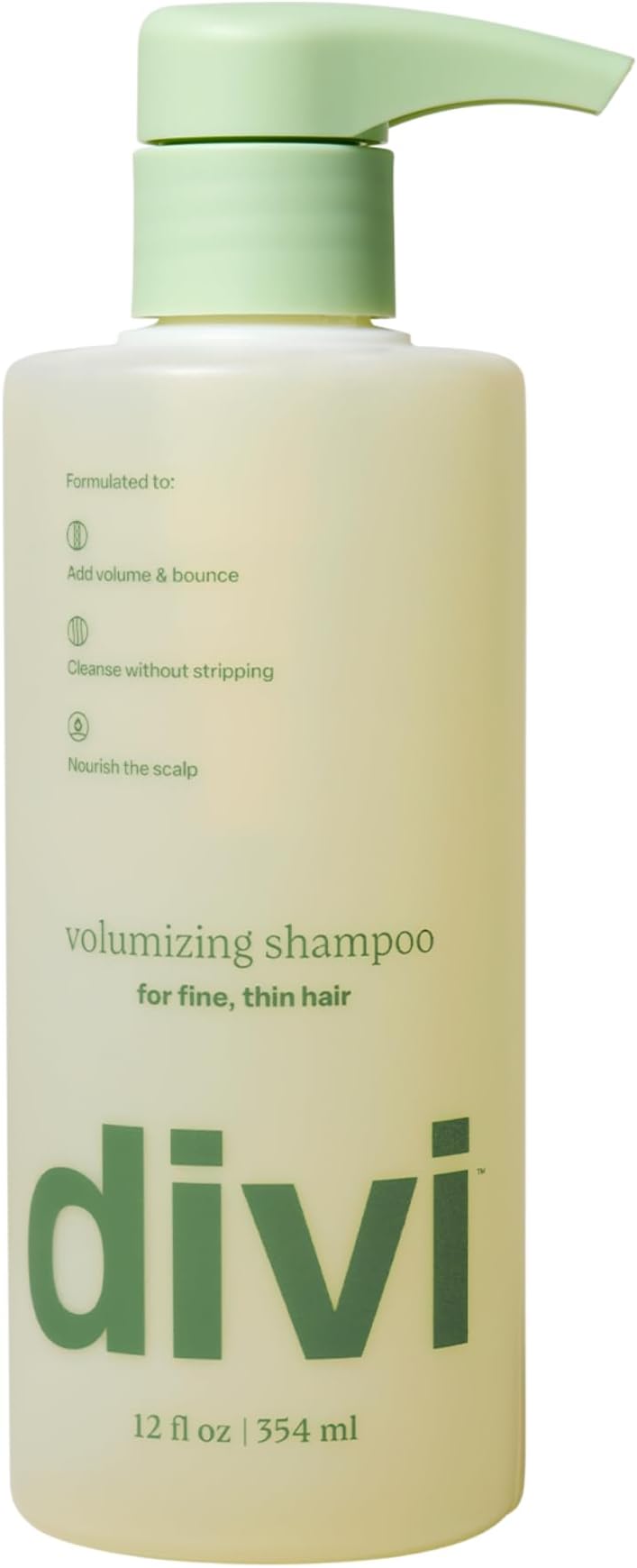 Divi Volumizing Shampoo for Women and Men - Lightweight Volume Shampoo for Fine Hair - Formulated to Cleanse, Nourish and Balance the Scalp