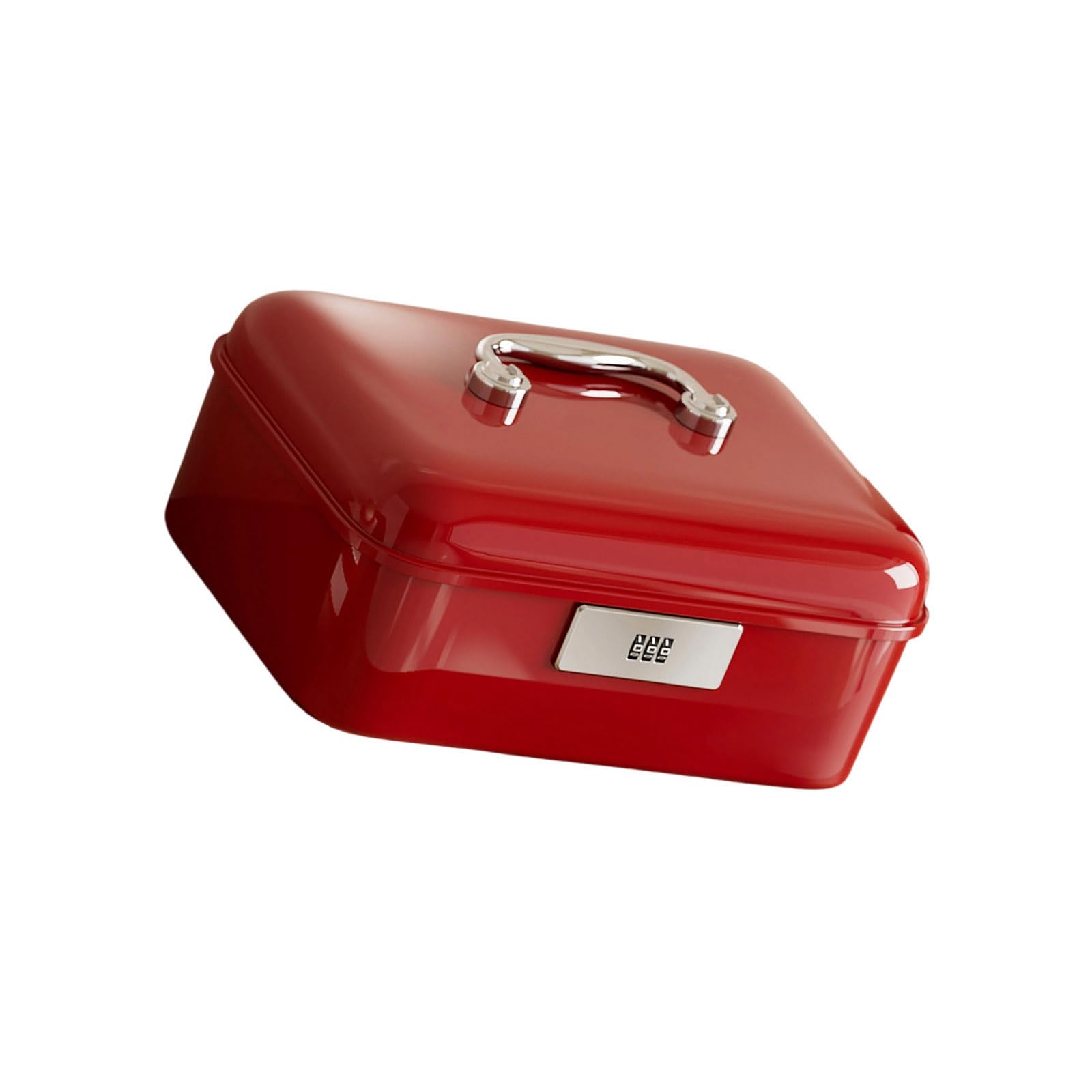 MIDOKSTUA Sturdy Password Protected Organizers Box Sturdy Portable Travel Container for Secure Item Storage Locking Storage Case
