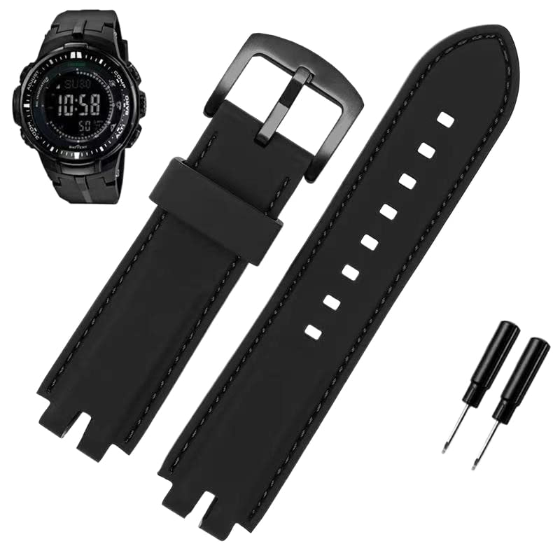 Bracelet Casio PRW-6000 PRG-300 en silicone étanche et résistant pour montre de sport