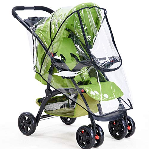Baby Stroller Accessories Universal Waterproof Rain Cover Wind Dust Shield Zipper Open For Baby Strollers Pushchairs