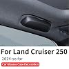 Car Glasses Case for 2024 2025 2026 Toyota Land Cruiser 250 1958 Prado Lc250 J250 Car Glasses Frame Storage Box Sunglasses Accessories Interior Modification (Black)