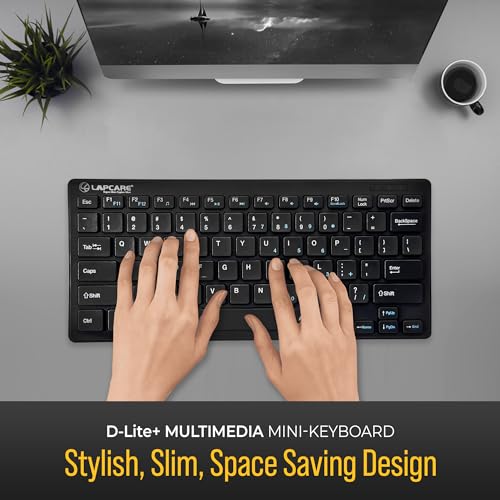 LAPCARE D-Lite Plus Wireless Keyboard with 2.4 Ghz & 10 M Bt Range &78 Keys, 8 Million Key Life, Minimalist Design,Compatible Window98, Me, 2000,... - Image 6