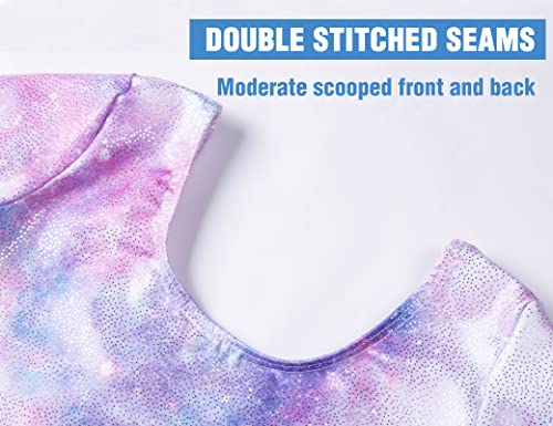 Image of TENVDA Girl's One Piece Swimsuit Sparkle Sleeveless One-Piece Bathing Suits Swimwear for Kids 2-12 Years Old