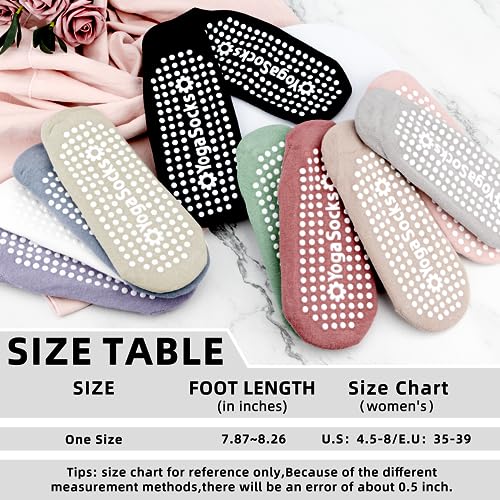 Image of Yoga Socks-Non Slip Grip for Women,One Size Fitness Sport Sock Dance of Socks