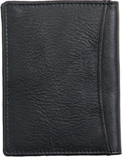 RFID Protected Leather Credit Card Holder Wallet for Men Women Black4