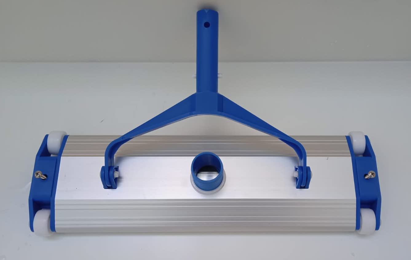 Naturìì ® Aspirafango, spazzola rettangolare alluminio 44 cm professionale per piscina piscine