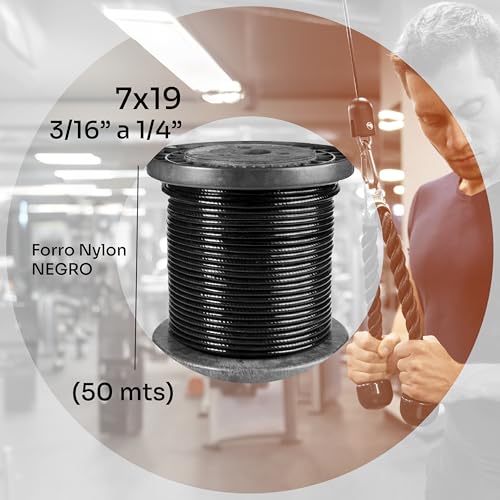 Cable de acero galvanizado de 1/8 18 cable de acero galvanizado de 1 8 marca CABLES MONPERNE (2)