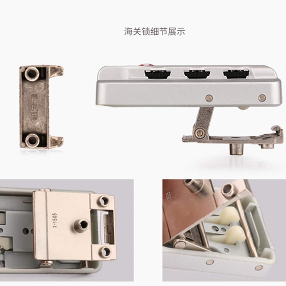 Set di una coppia lucchetti sicurezza con password K012#
