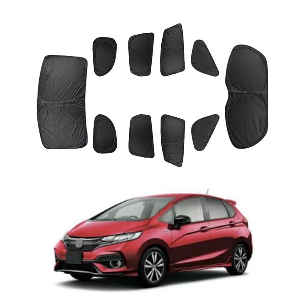 ホンダ フィット プライバシーサンシェード フルセット Amazon.co.jp: フィット 3代目 サンシェード 日除け 車種専用