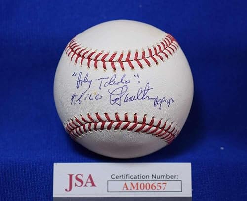 Milo Hamilton JSA Coa Autograph Major League OML Signed Baseball - Autographed Baseballs