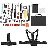 V BESTLIFE Juego de Kits de Accesorios para cámaras Deportivas, Accesorio de cámara de acción de Montaje Universal para Gopro Hero 7 6 5 Session 4 3+ 3 / SJCAM/Xiaoyi