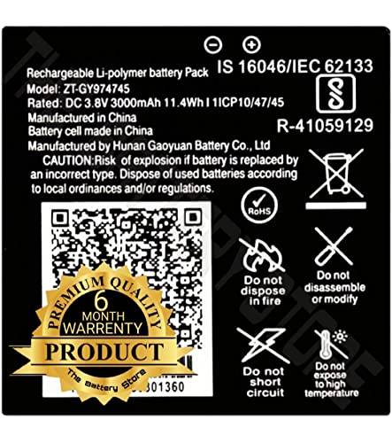 Original ZT-GY974745 Battery for LYF Jio WiFi Dongle JMR815 Wireless Router Battery with 1 Year Warranty ** (DONGLE 1Y) - Image 4