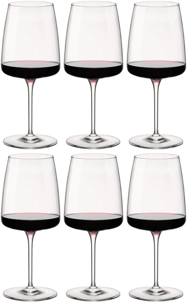 Bormioli Rocco Red 3024254 Pack Of 6 Glass Goblets Nexo Gran, 54 Cl