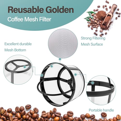 Prasacco 555743_2_EX0MB0ZQ 2 Packs Reusable Coffee Filters 4-8 Cup thumb #3