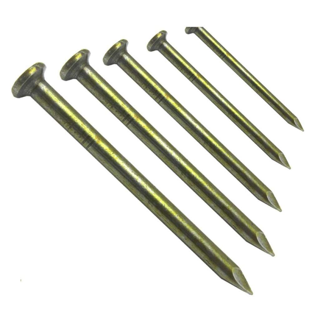 Clavos para madera, 30 clavos de cemento, clavos de acero, clavos de pared, clavos for pared, clavos de acero de alta resistencia for pared de ladrillos de hormigón, clavos redondos endurecidos(M4.0x8