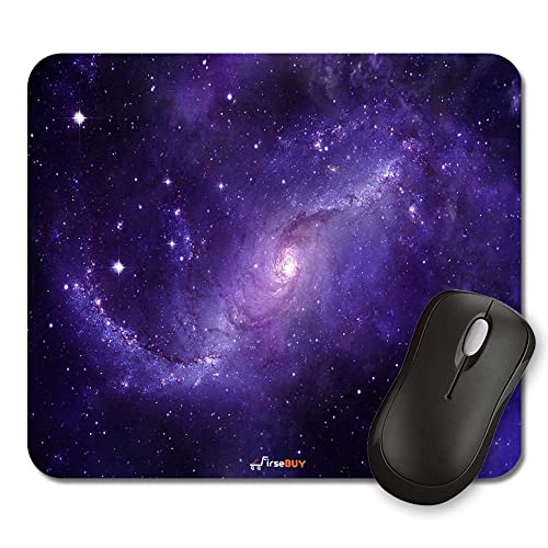 Image of Rectangle Mouse Pad, Anti Slip Rubber Galaxy Mousepads Desktops Gaming Mouse Mat Customized Designed for Home and Office, 8.6 X 7.08 Inches