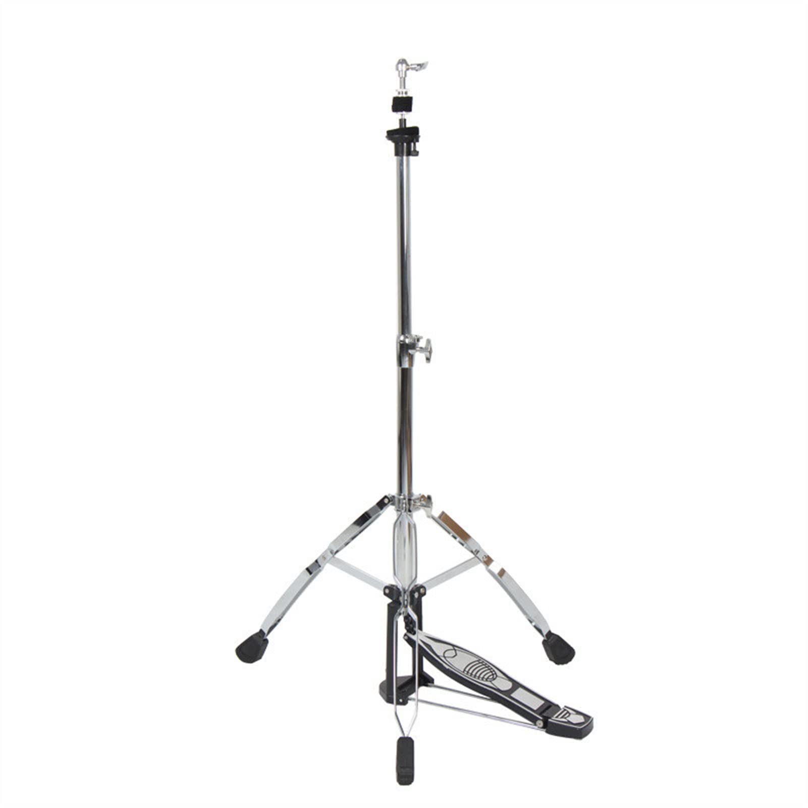 FLFL Beckenständer Boom Trommel Hi-Hat-Stand-Hänge-Hänge-Cymbal-Stand-Musikinstrument-Accessoires Single Hammer Straight Cymbal Stand