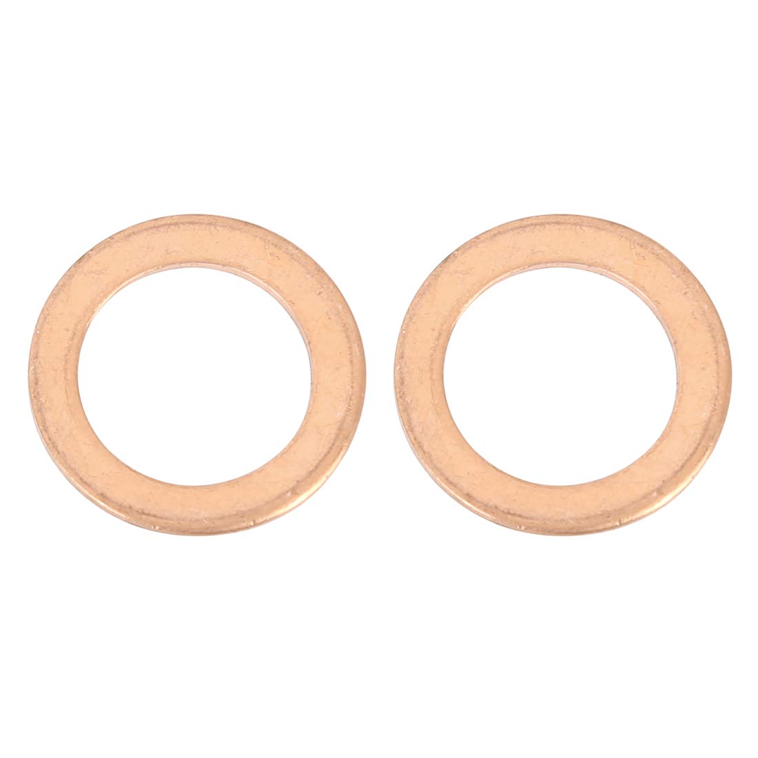 X AUTOHAUX Kit Boulon Banjo Et Rondelle 14mm 2 Sets pour Freinage CNC | Diamètre Extérieur Barbe 11mm, Filetage M14x1.5, Usinage CNC Haute Précision, Pour Alimentation Air/Carburant Et Moteur