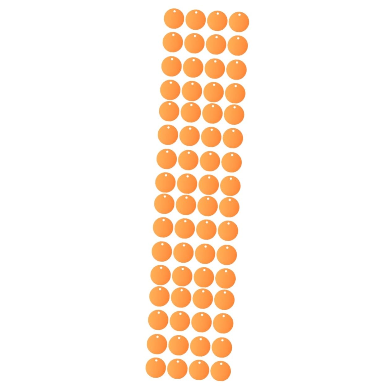 EXCEART 4 Sätze Gravierbare Hundemarken Gravierbare Marken Haustier-id-marke Hundemarken Stilvolle Orangefarbene Runde Haustieranhänger Aus Aluminiumlegierung Zugseil 25 Stück * 4