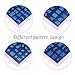Beauty Leader 2 Pcs Nail Art Plate with Pink Holder XXL Large Size Stamping Nail Template A+B Pattern Stamping Plate