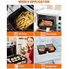 3Pcs Moule Silicone Air Fryer Ninja Foodi Flex 10,4L AF500EU - Accessoires Anti-Adhésifs