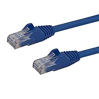 StarTech.com Cavo patch antigroviglio UTP RJ45 Cat6 Gigabit blu 10m