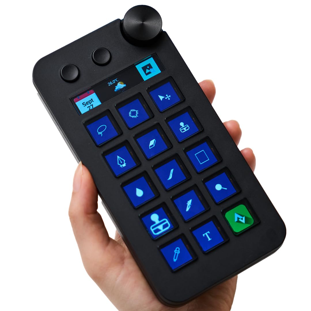 Stream Dock MBox N1 コントローラー Mbox N1 Streamdeck Mini Visual Keyboard 15key Mirabox Stream