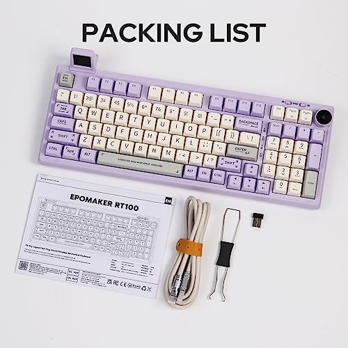 EPOMAKER RT100 97 Keys Gasket BT5.0/2.4G/USB-C Mechanical Keyboard