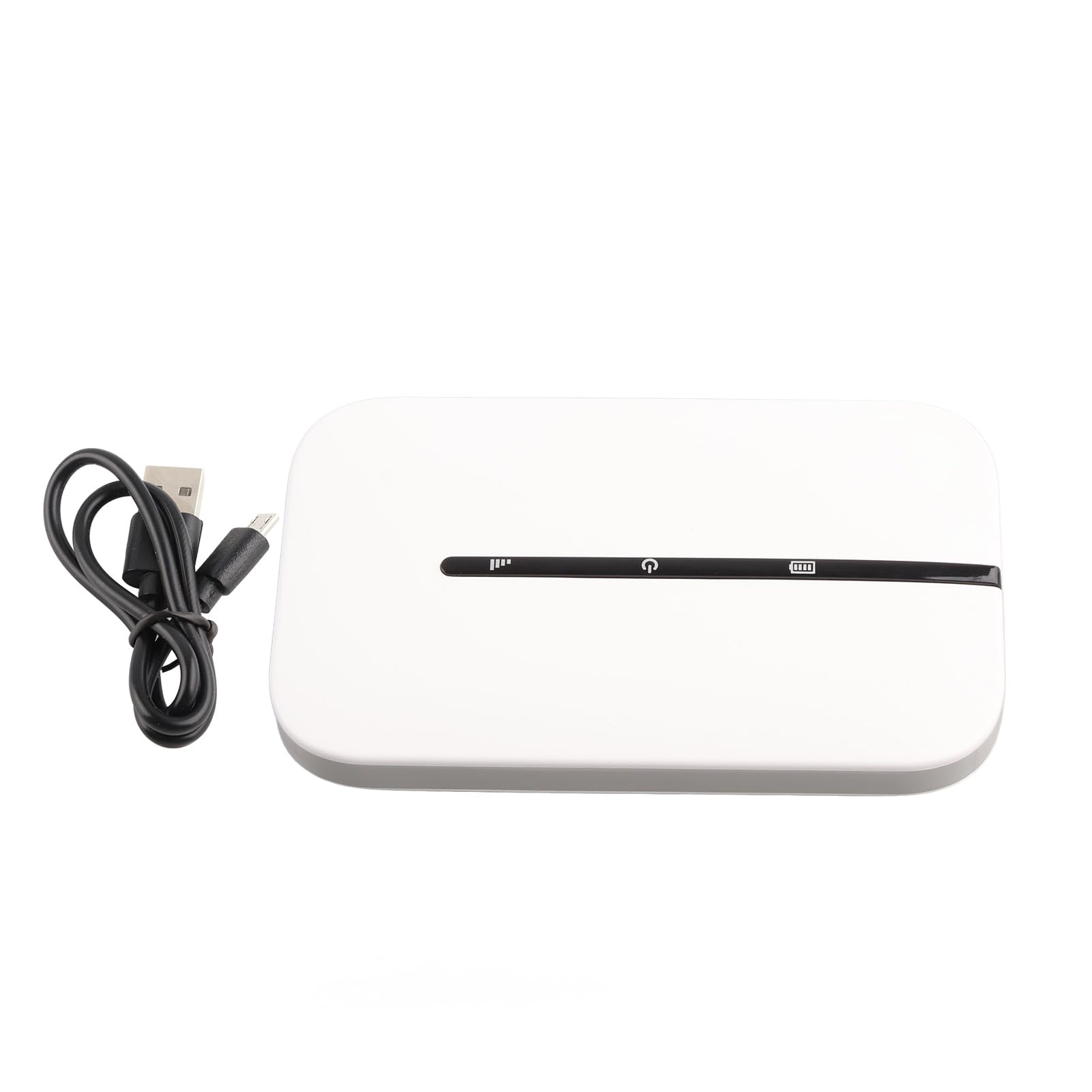 Yctze Router WiFi 4G Portatile con Slot SIM, Bianco, 2,4 GHz, Alimentato a Batteria, Supporta Fino a 10 Utenti, Hotspot Modem LTE Sbloccato per Telefono, PC e Tablet