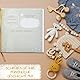 MilaBoo® Unser Wunder Erinnerungsbuch Hardcover Gold I Liebevoll gestaltetes Babyalbum für das erste Jahr I besonderes Geschenk zur Geburt