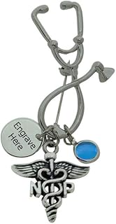 NP Nurse Practitioner Pin NP Medical Stethoscope Nursing Graduation Gift (December)