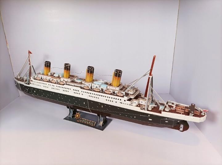 Cubic Fun Puzzle 3D à LED Titanic 266 pcs - Puzzle - Achat