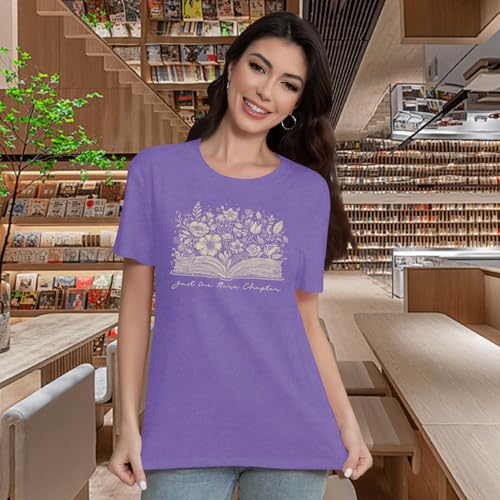 Image of Book Shirts for Women Book Lover T-Shirt Reading Tee Teacher Tops
