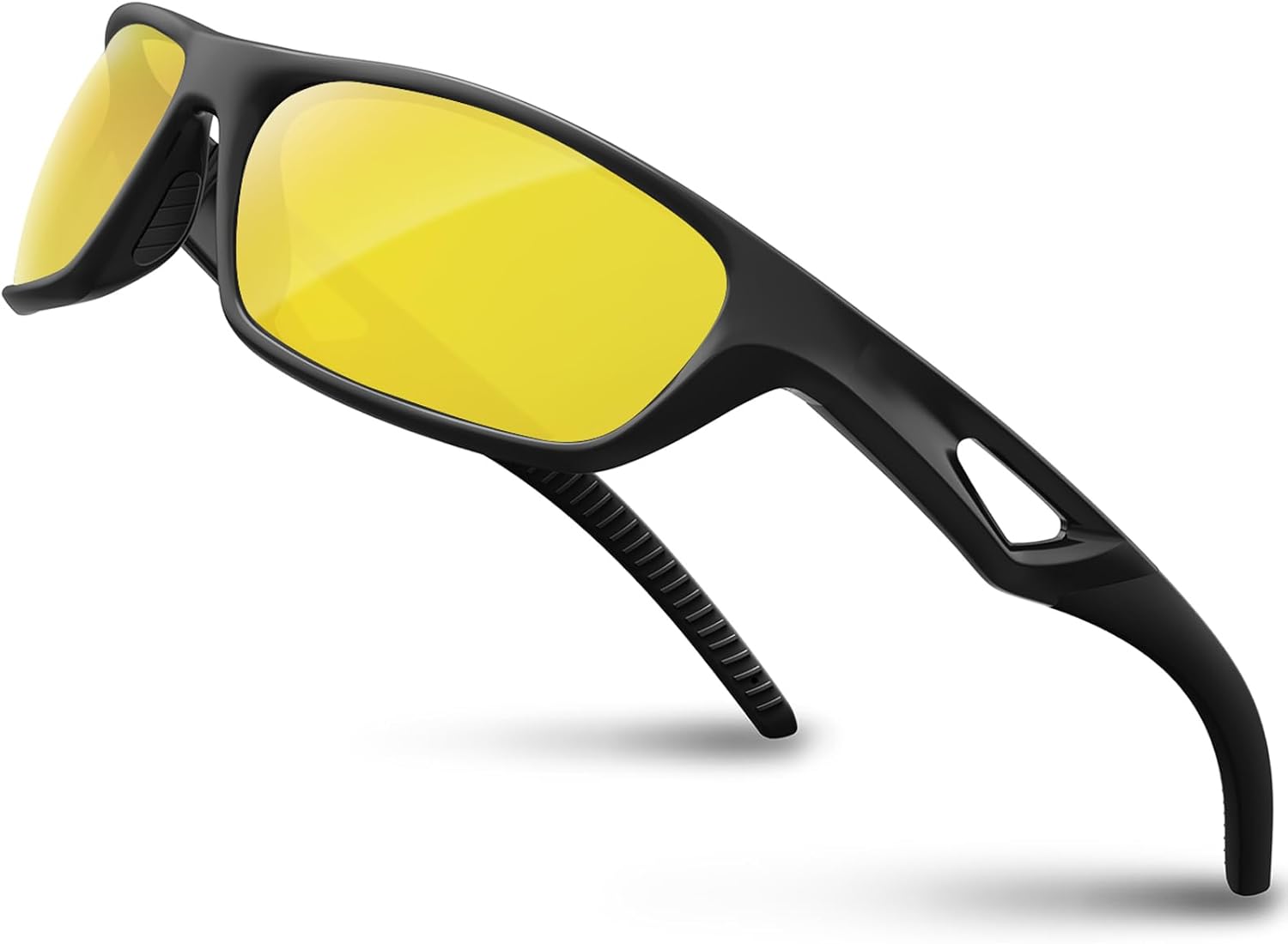 RIVBOS Night Vision Driving Glasses Anti Glare HD Yellow Tinted Sunglasses for Men Women RIVBOS Night Vision Driving Glasses Anti Glare HD Yellow Tinted Sunglasses for Men Women