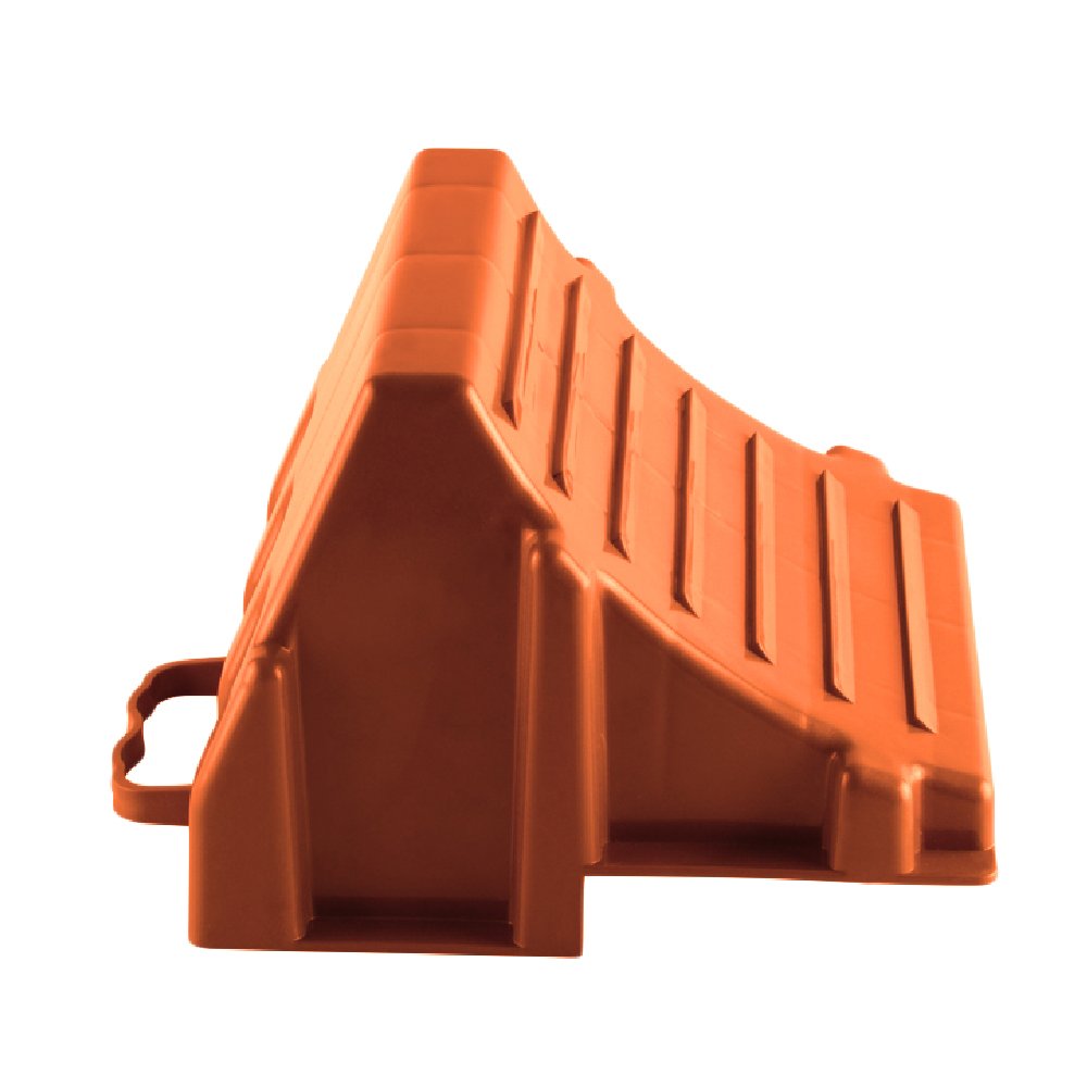 Camping Camping Large Wheel Chock with Handle 8.5-inch x 6.5-inch, Keeps RV or Trailer in Place (Pack of 1)