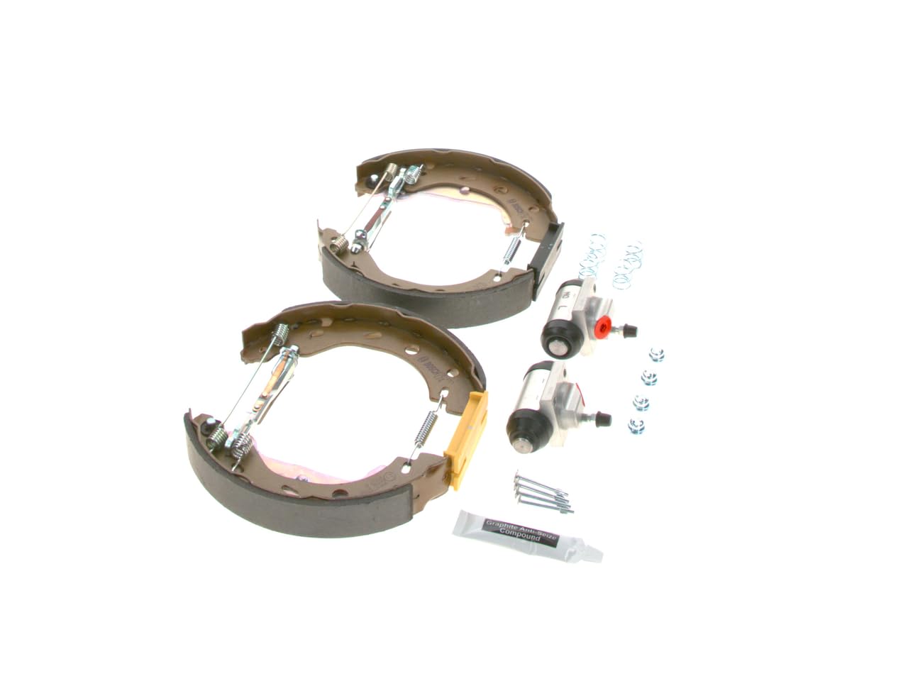 BOSCH Kit ganasce freno 0204114676 | Compatibile con: SMART FORTWO Cabrio, FORTWO Coupe