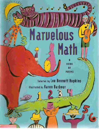 Marvelous Math ..a Book of Poems 059063240X Book Cover