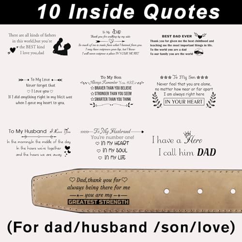 Personalized Gifts for Men Custom Leather Belt for Father Engraved Belts with Name for Husband Valentines Christmas3