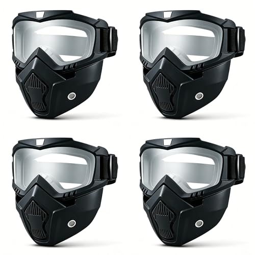 Image of Paintball Mask Anti Fog,Tactical Full Face Mask Ski Mask Goggles Detachable Adjustable,Motorcycle Riding Face Protection