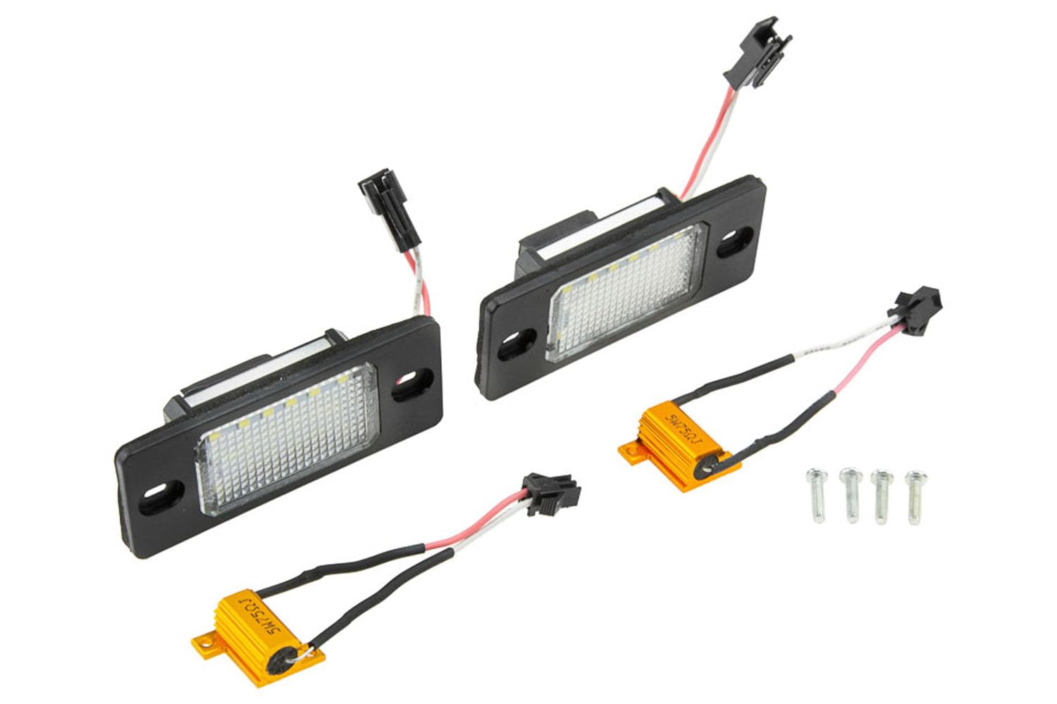 Luces LED para matrícula de VW Golf IV Combi y Golf V 8