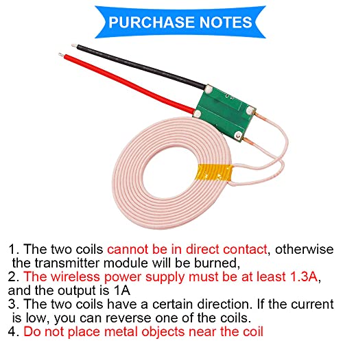 DAOKI 5V 2A Wireless Charger PCBA Circuit Board Receiver Module for Mobile Phone Quick Charge with Wireless Charger PCBA Coil Transmitter Module