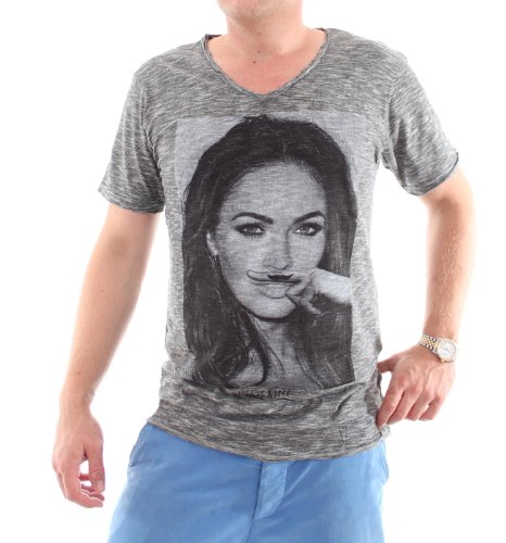 Eleven Paris Tee Shirt MF TS Megan Fox Gris Cotton Vintage