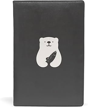 Amazon | SoreSore（ソレソレ） ブックカバー a5 白熊 さかな 黒