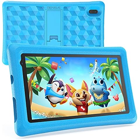 BENEVE Kids Tablets 7 inch HD Display Android Tablet for Kids Toddler Tablet Kids Edition Tablet with WiFi Dual Camera Childrens Tablet 2GB + 16GB Parental Control,Google Play Store(Blue) Cover