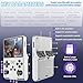R40S PRO Retro Gaming Console, 30000+ HD Games Handheld Game Console, 3800mAh Rechargeable Mini Retro Video Console with 256GB TF Card, Portable Pocket Arcade (White)