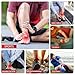 HAIYUE Red Light Therapy Wrap for Feet, Infrared Light Therapy for Ankle, 6000mAh Battery Portable Adjustable Cordless Red Light Pad for Foot Joint Muscle Comfort, 660nm & 850nm