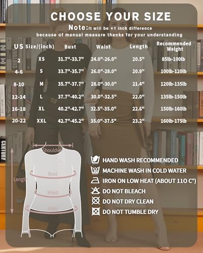 Image of MANGOPOP Womens Bodysuit Long Sleeve Crew Neck Body suit for Women Ribbed Bodysuits Shirts