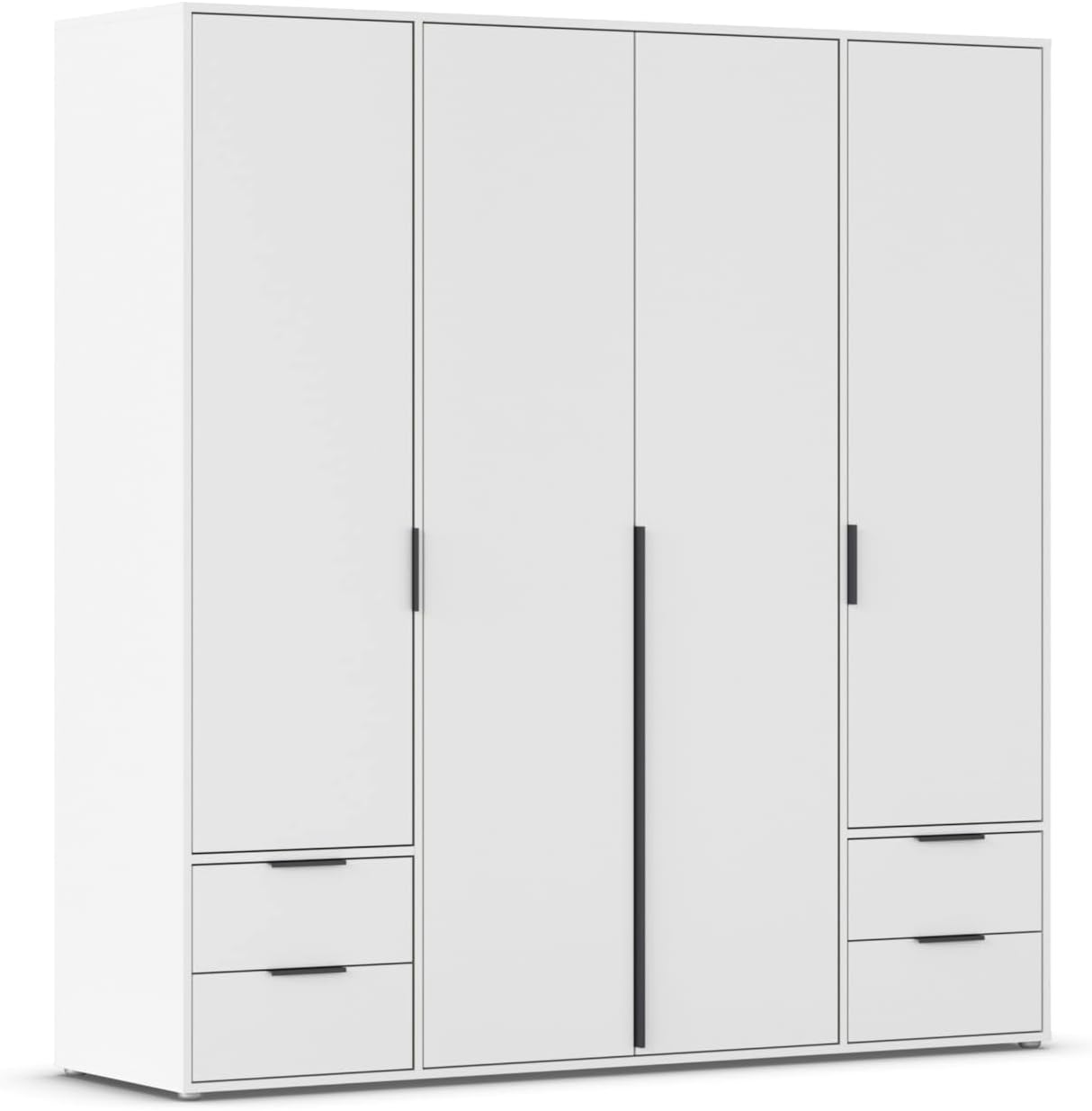 Rauch Möbel Nagata, Hinged Door Wardrobe, White Wardrobe, Wardrobe, 4