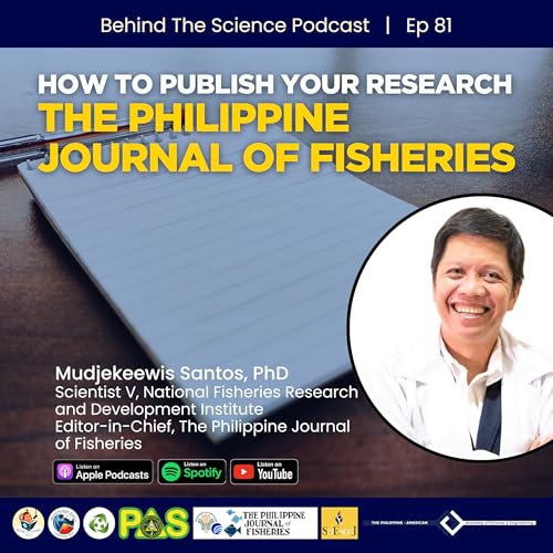 Ep81 - How to publish your research | The Philippine Journal of Fisheries Podcast Por arte de portada